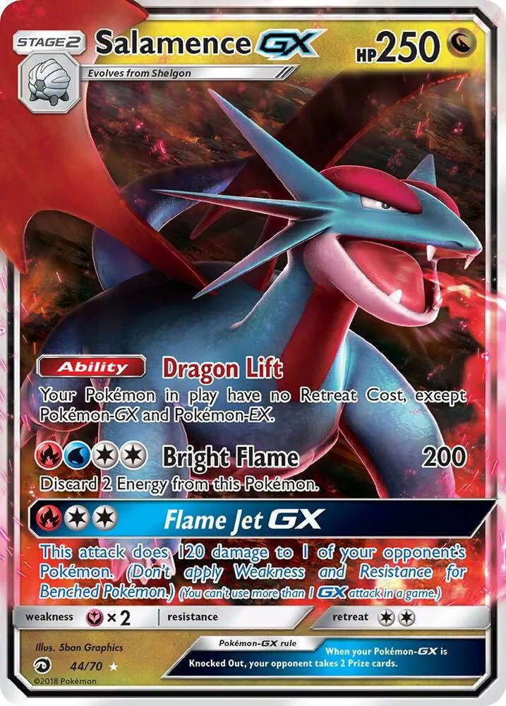 Salamence GX card photo