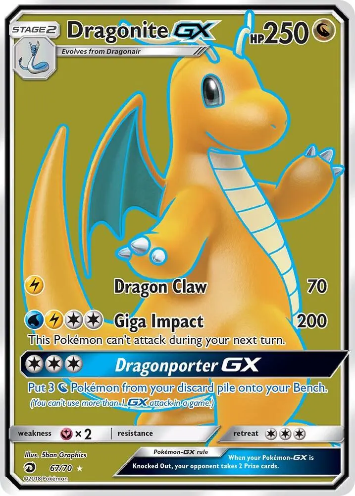 Dragonite GX card photo