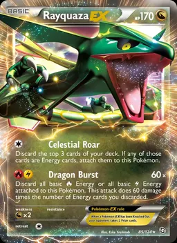 Rayquaza-EX card photo