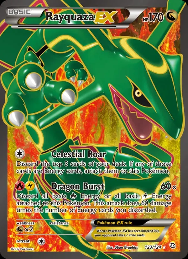 Rayquaza-EX card photo