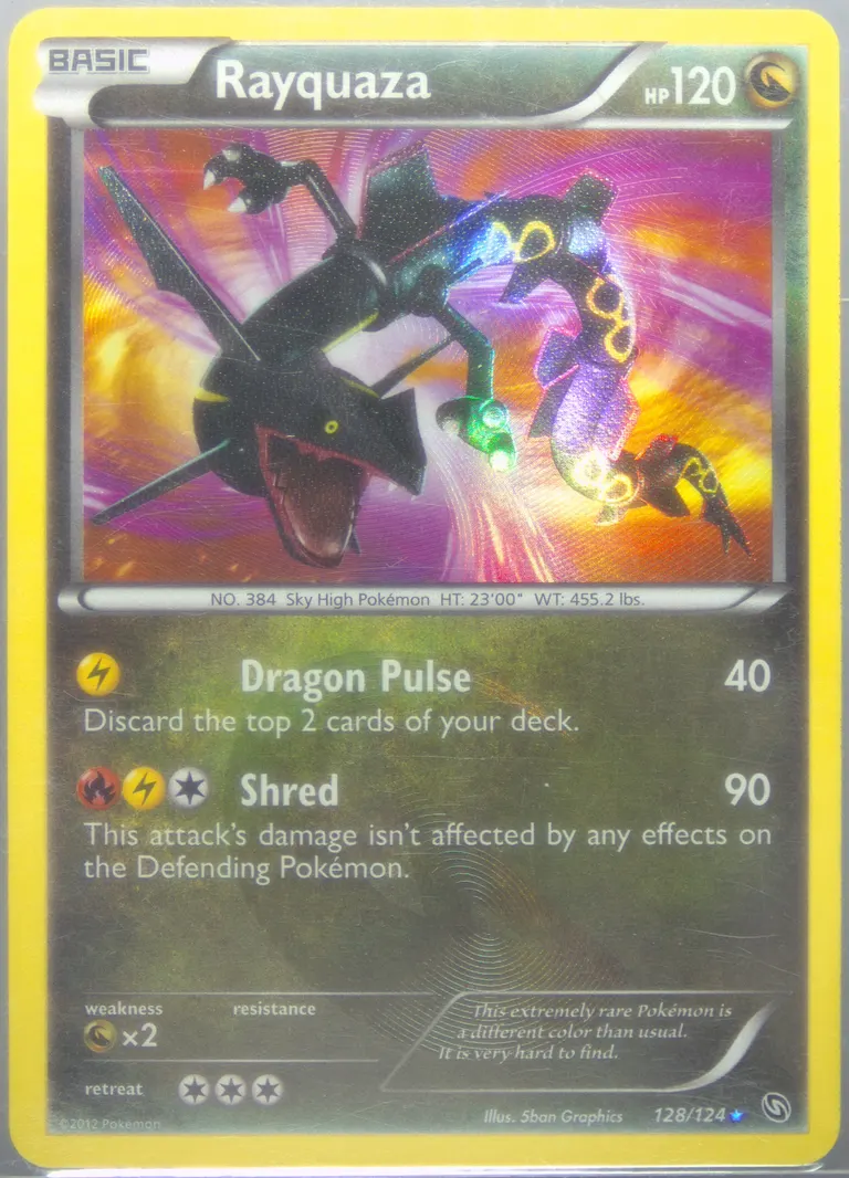 Rayquaza card photo