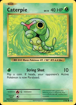 Caterpie card photo