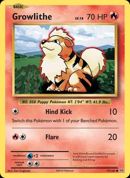 Growlithe #17