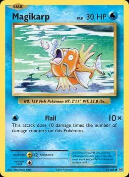 Magikarp card photo
