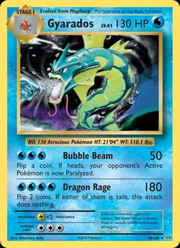 Gyarados card photo