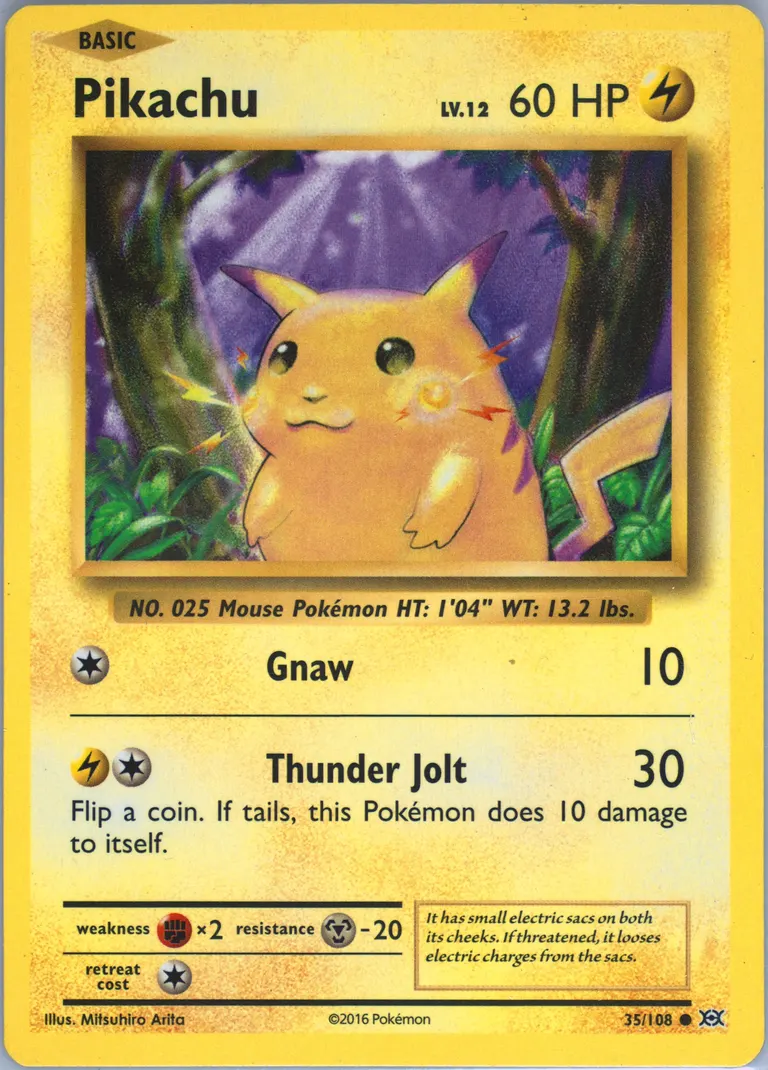 Pikachu card photo