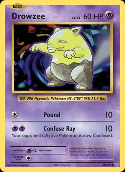 Drowzee card photo