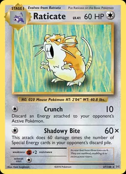Raticate card photo