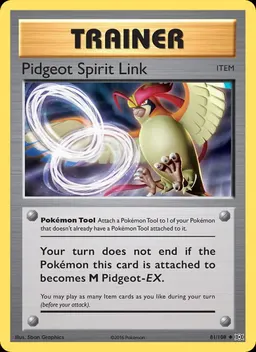 Pidgeot Spirit Link card photo