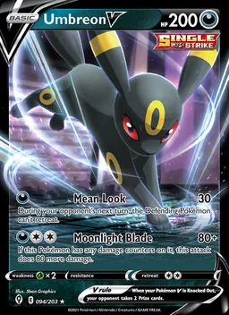 Umbreon V card photo