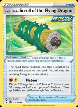 Rapid Strike Scroll of the Flying Dragon #153