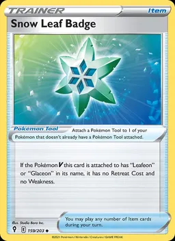 Snow Leaf Badge #159