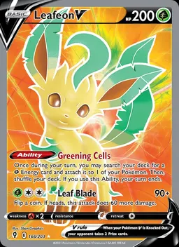 Leafeon V #166