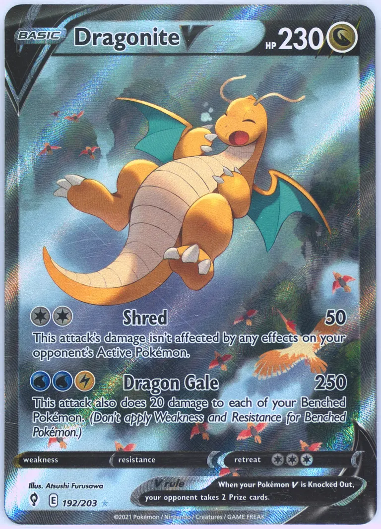 Dragonite V card photo