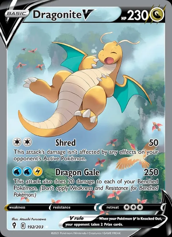 Dragonite V card photo