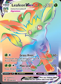 Leafeon VMAX #204