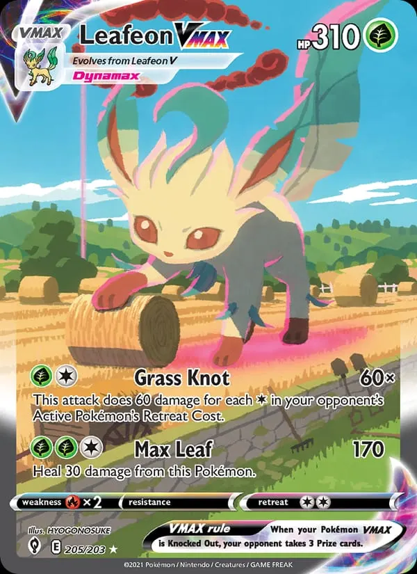Leafeon VMAX card photo