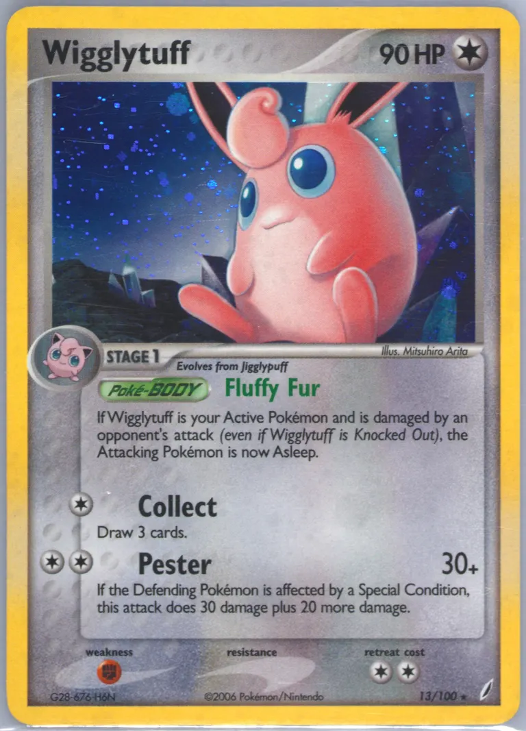 Wigglytuff card photo
