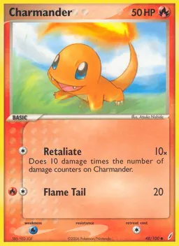 Charmander card photo