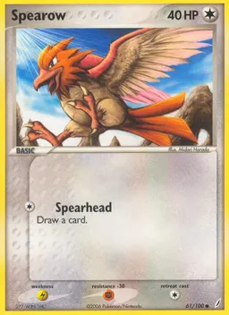 Spearow card photo