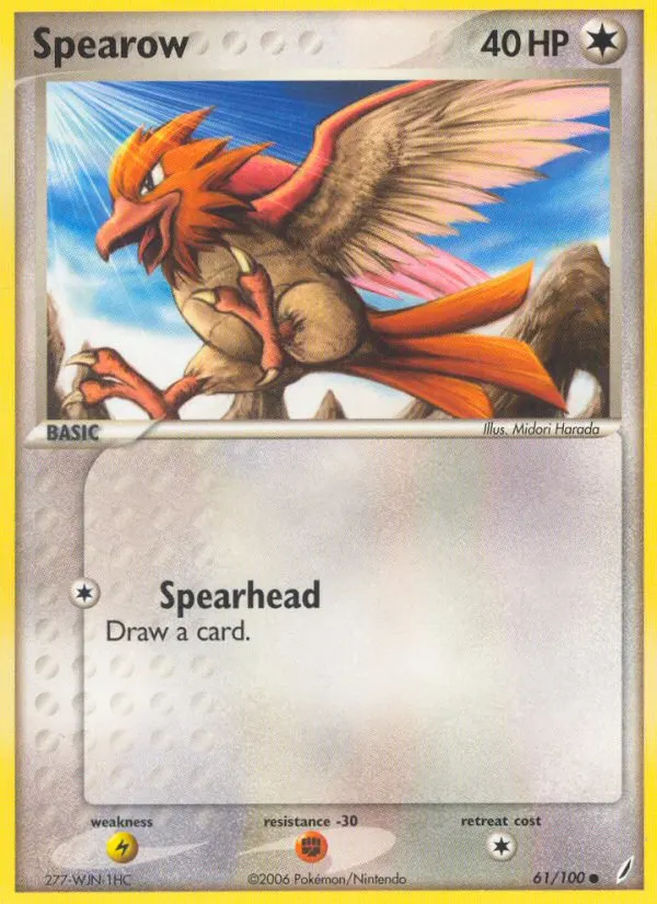Spearow card photo