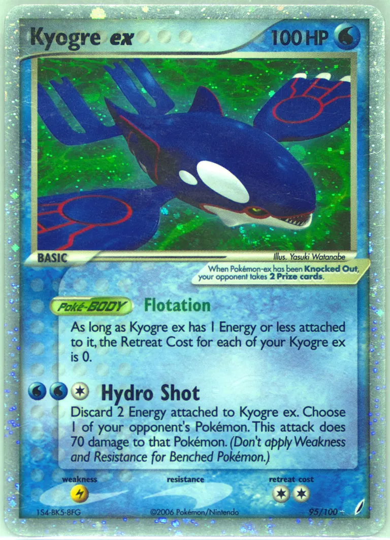 Kyogre ex card photo