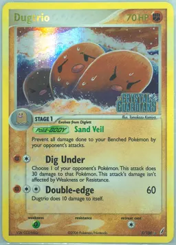 Dugtrio card photo