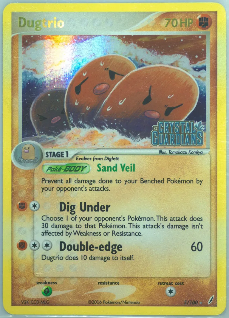 Dugtrio card photo