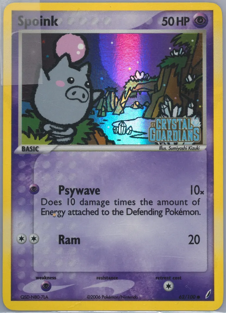 Spoink card photo