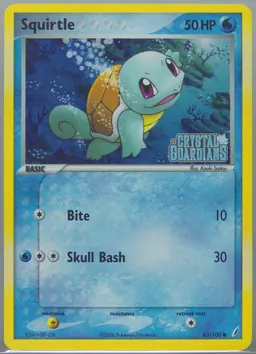 Squirtle card photo