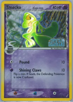 Treecko δ card photo
