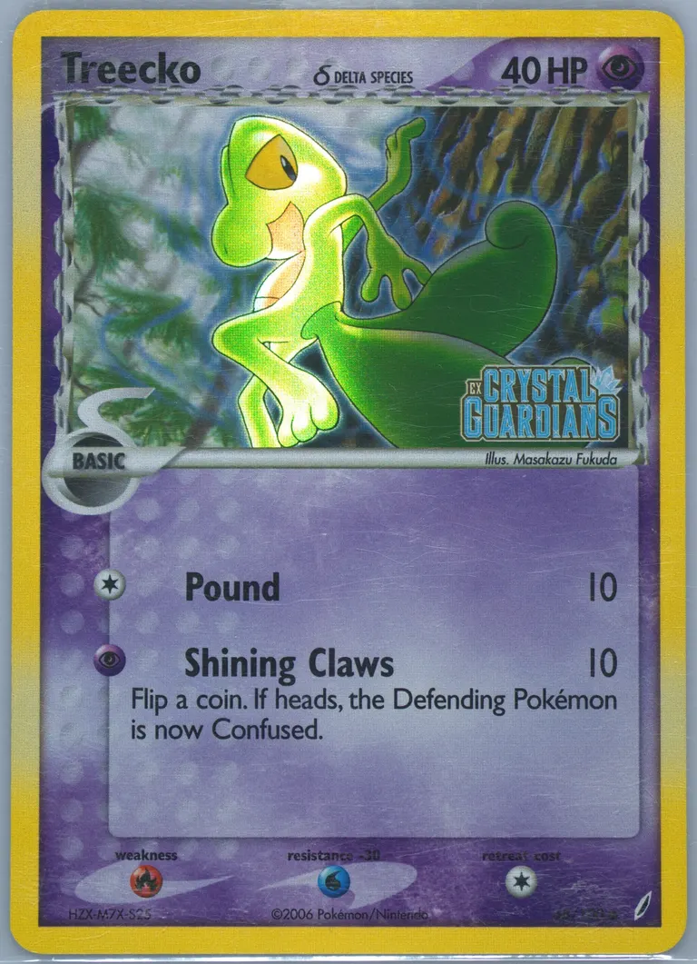 Treecko δ card photo