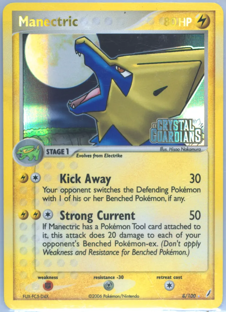 Manectric card photo