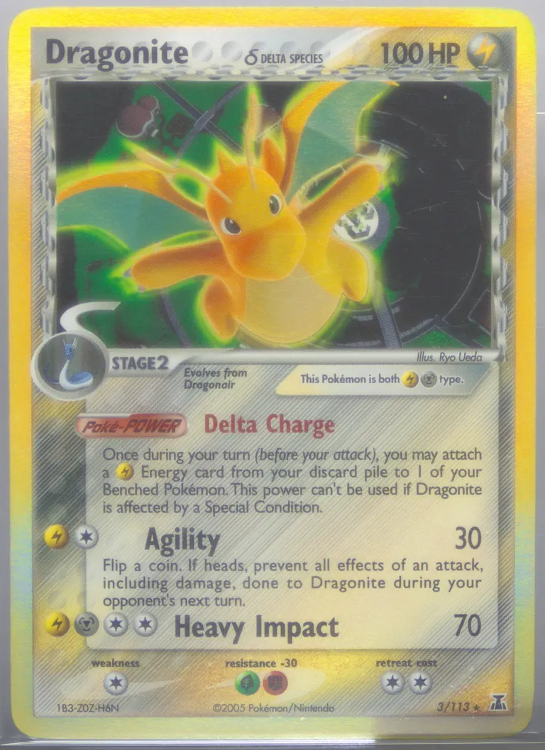 Dragonite δ card photo