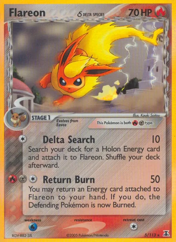 Flareon δ card photo