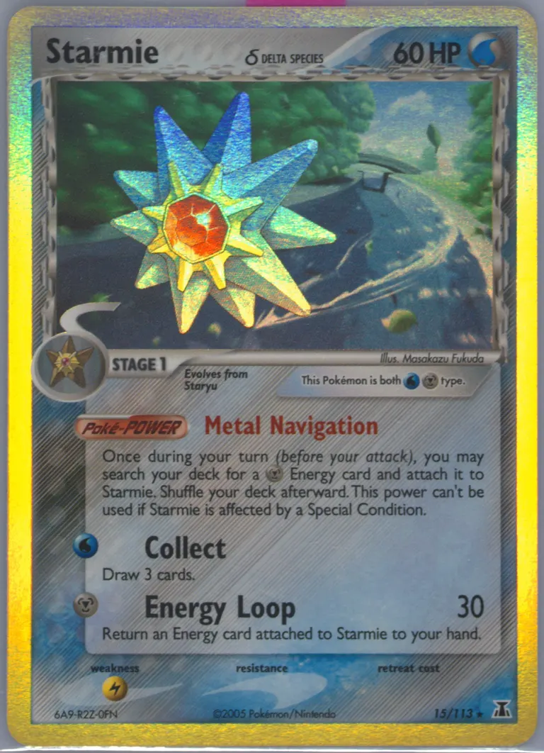 Starmie δ card photo