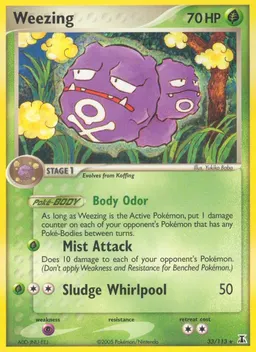 Weezing card photo