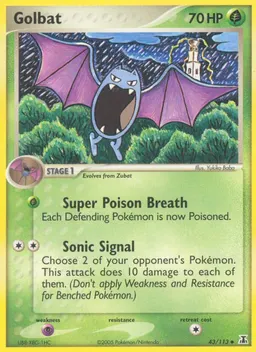 Golbat card photo