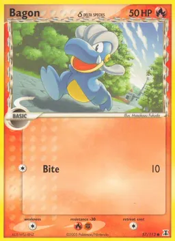 Bagon δ card photo