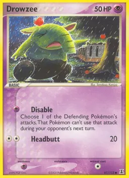 Drowzee card photo