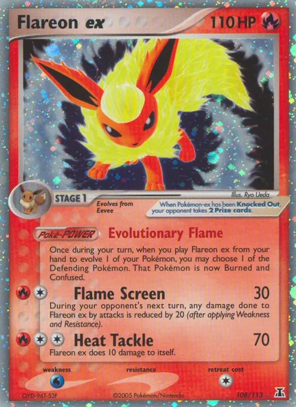 Flareon ex card photo