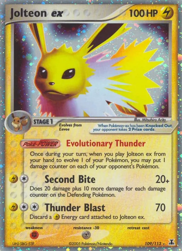 Jolteon ex card photo
