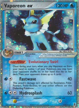 Vaporeon ex #110