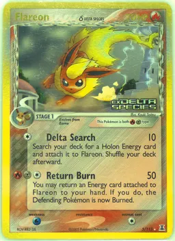 Flareon δ card photo