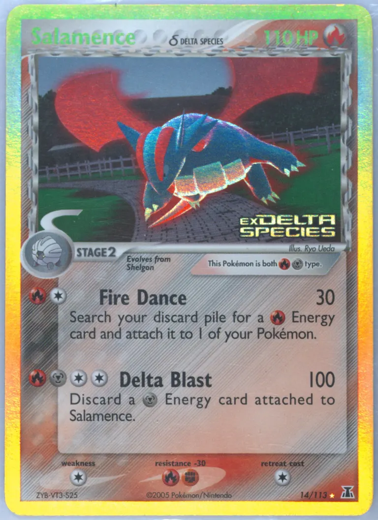 Salamence δ card photo