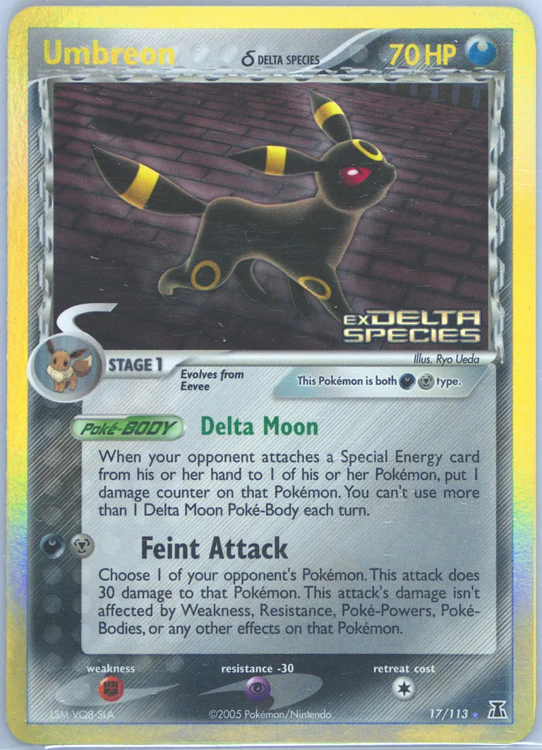 Umbreon δ card photo