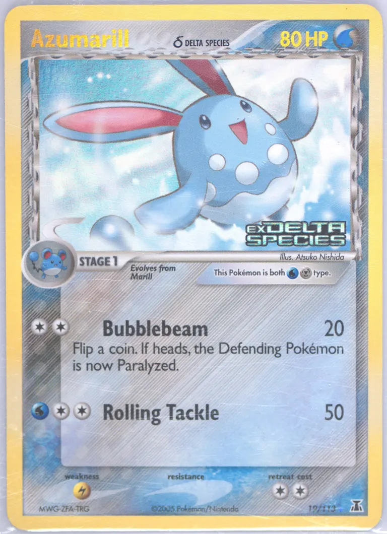 Azumarill δ card photo