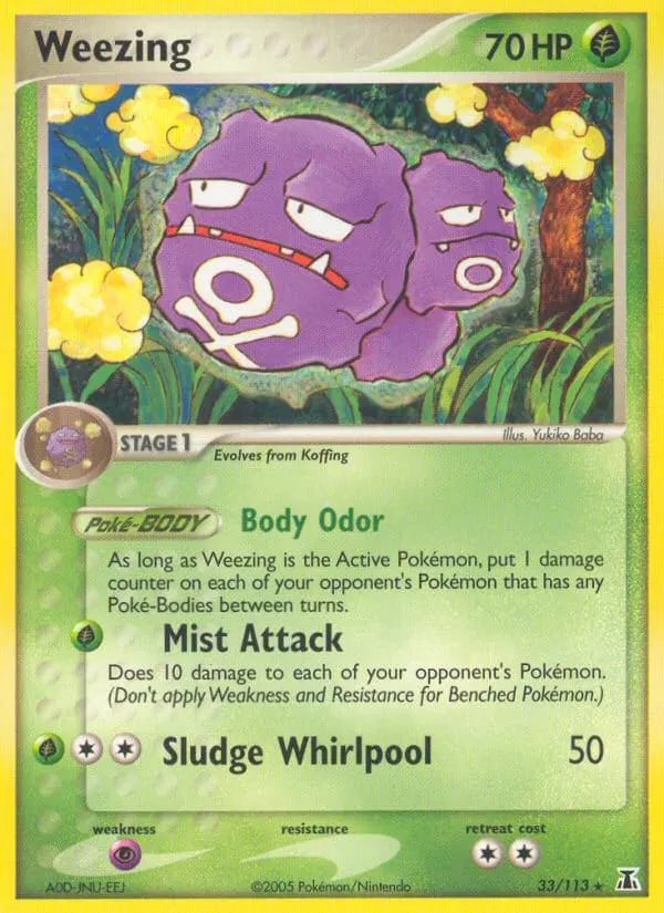 Weezing card photo