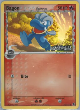 Bagon δ card photo