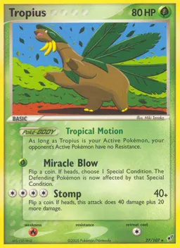 Tropius card photo